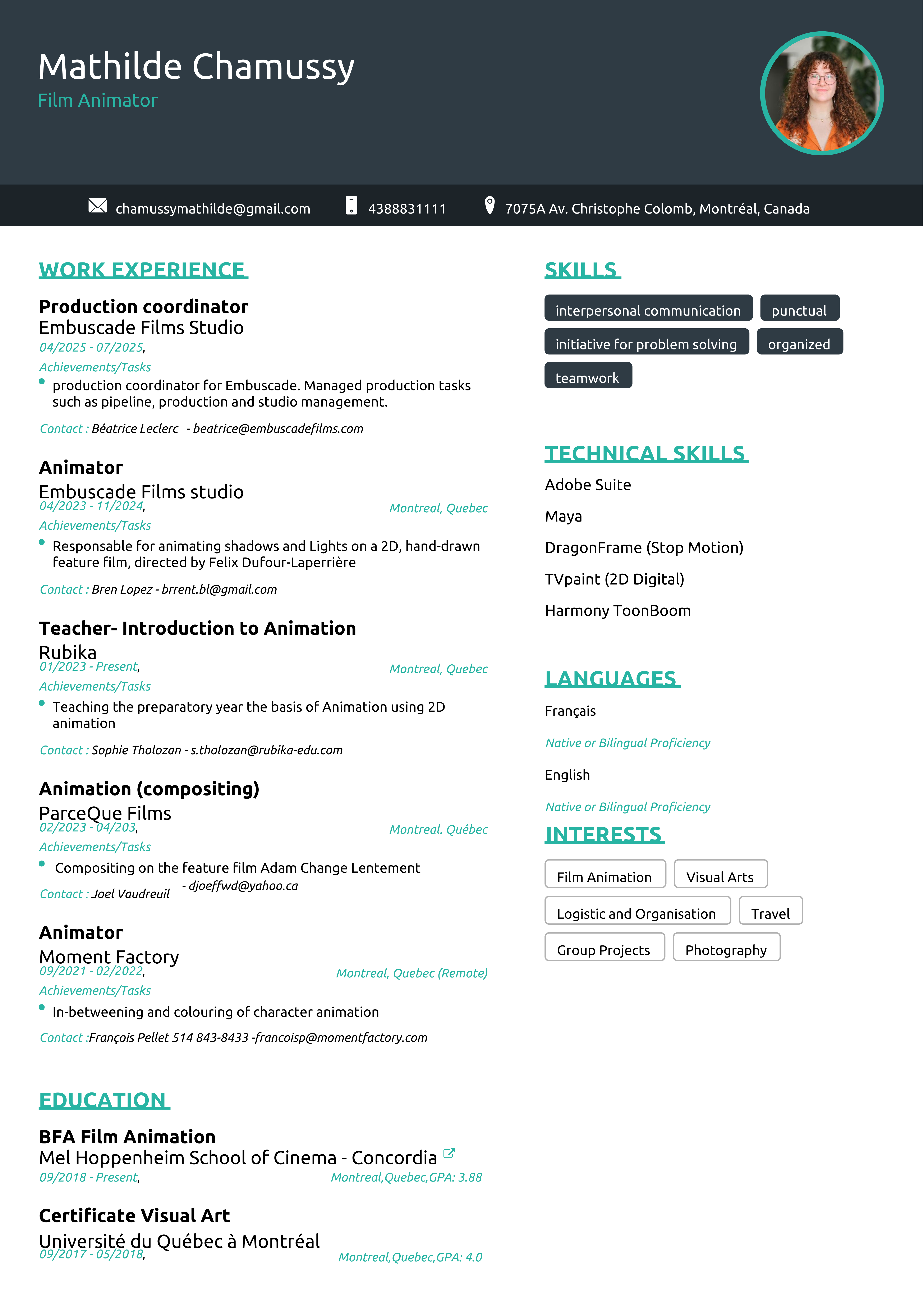 CV Preview